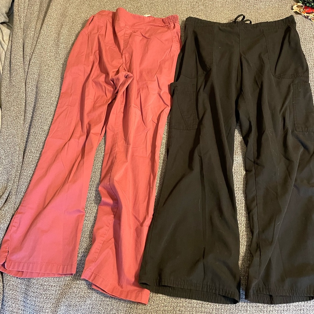 Petite scrub pants- set of 2